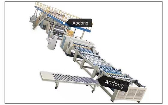 آلة تصنيع خط إنتاج الكرتون المموج 5 طبقات