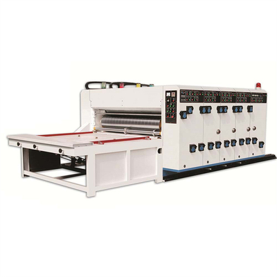 ورق الطباعة فليكسو 2600 مم ماكينة تصنيع علب الكرتون المموج شاشة تعمل باللمس